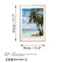 Wallity Cuadro Decorativo de Vidrio Templado UV-1060 30 x 45 cm Multicolor